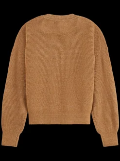 Online Scotch & Soda Essential FUZZY CREW NECK PULLOVER
