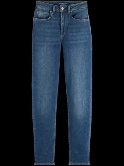 Clearance Scotch & Soda Essential HIGH FIVE SUPER STRETCH  SLIM JEANS - CLASSIC BLUE ClassicBlue