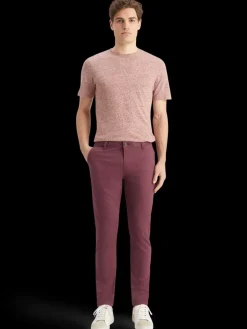 Fashion Scotch & Soda Essential mott- stretch cotton chino Wine