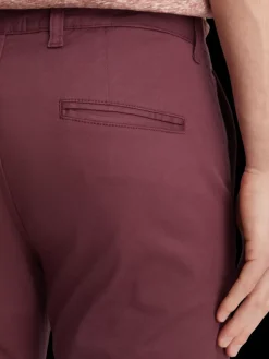 Fashion Scotch & Soda Essential mott- stretch cotton chino Wine