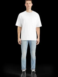 New Scotch & Soda Essential RALSTON IN ORGANIC COTTON   AQUA BLUE AquaBlue