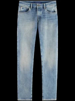 New Scotch & Soda Essential RALSTON IN ORGANIC COTTON   AQUA BLUE AquaBlue
