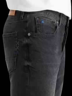 Sale Scotch & Soda Essential RALSTON SLIM JEANS   BLACK NIGHT BlackNight