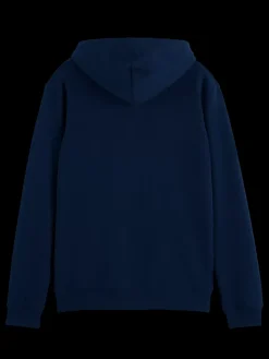 Best Scotch & Soda Essential Regular fit logo hoodie Night