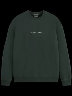 Outlet Scotch & Soda Essential Relaxed fit logo sweatshirt