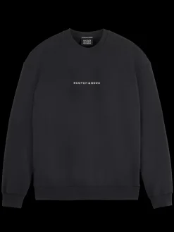 Outlet Scotch & Soda Essential Relaxed fit logo sweatshirt