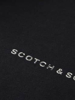 Outlet Scotch & Soda Essential Relaxed fit logo sweatshirt