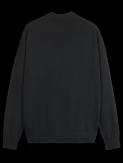 Outlet Scotch & Soda Essential Relaxed fit wool blend mock neck sweater