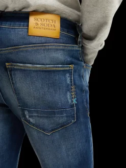 Hot Scotch & Soda Essential Skim skinny jeans - cloud of smoke CloudOfSmoke