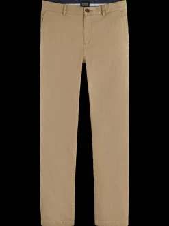 Online Scotch & Soda Essential Stuart - Cotton-blend twill chino