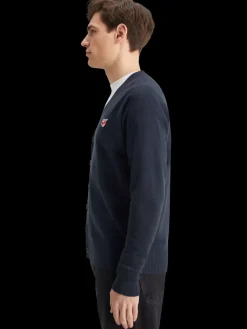 Sale Scotch & Soda Essential The free spirit peace bird merino cardigan Navy