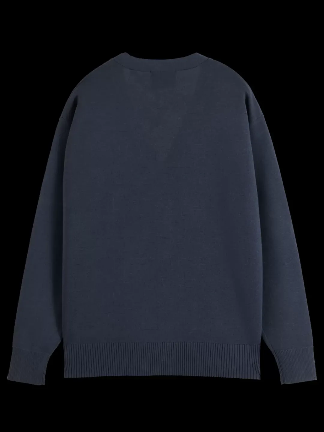 Sale Scotch & Soda Essential The free spirit peace bird merino cardigan Navy