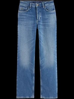 Fashion Scotch & Soda Essential THE SKY STRAIGHT JEANS -  BLUE DREAM CleanBlue