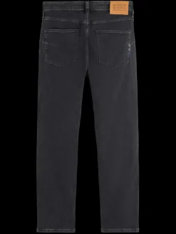 Best Scotch & Soda Essential THE ZEE STRAIGHT JEANS   CITY BLACK CityBlack