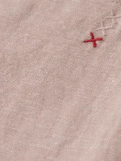 Clearance Scotch & Soda Fave - cotton/linen twill bermuda Driftwood