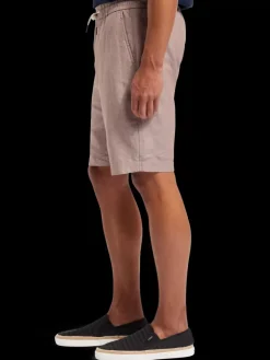 Clearance Scotch & Soda Fave - cotton/linen twill bermuda Driftwood