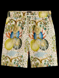New Scotch & Soda FAVE - PRINTED EMBASSY OF THE FREE MIND BERMUDA SHORT EmbassyAOP