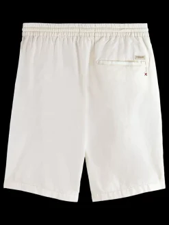 Fashion Scotch & Soda Fave- cotton/linen twill bermuda