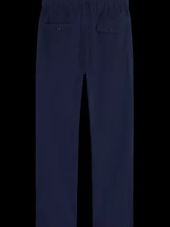 Outlet Scotch & Soda Finch - regular tapered seersucker jogger Navyblue