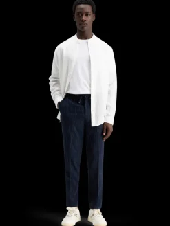 Clearance Scotch & Soda Finch -space-dye pinstripe jogger NightBluePinstripe