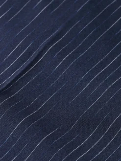 Clearance Scotch & Soda Finch -space-dye pinstripe jogger NightBluePinstripe