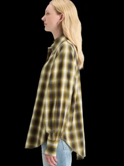 Online Scotch & Soda FLANNEL SHIRT OliveCheck