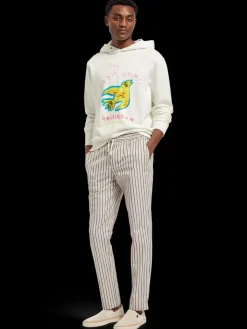 Discount Scotch & Soda Free spirit artwork hoodie Swan