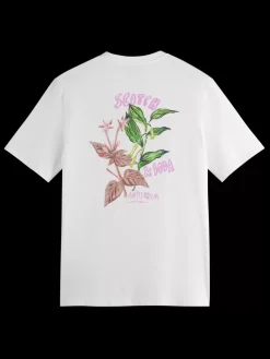 Best Scotch & Soda Front and back artwork t-shirt