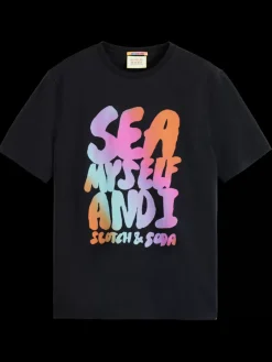 Discount Scotch & Soda Front artwork t-shirt