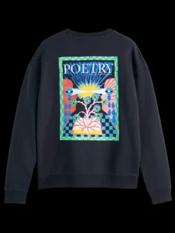 Outlet Scotch & Soda FRONT BACK ARTWORK SWEATSHIRT