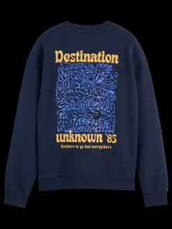 Outlet Scotch & Soda FRONT BACK ARTWORK SWEATSHIRT