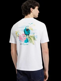 Fashion Scotch & Soda Front back artwork t-shirt