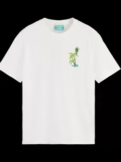 Fashion Scotch & Soda Front back artwork t-shirt