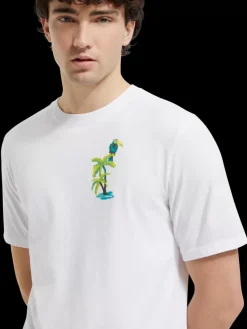 Fashion Scotch & Soda Front back artwork t-shirt