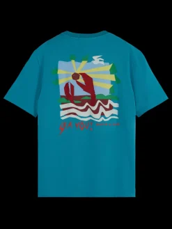 Fashion Scotch & Soda Front back artwork t-shirt