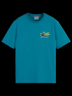 Fashion Scotch & Soda Front back artwork t-shirt