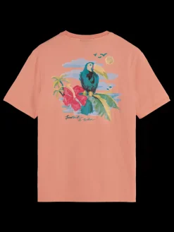 Fashion Scotch & Soda Front back artwork t-shirt
