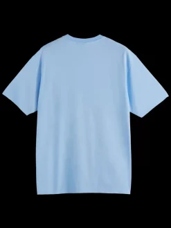 New Scotch & Soda Front chest artwork relaxed fit t-shirt