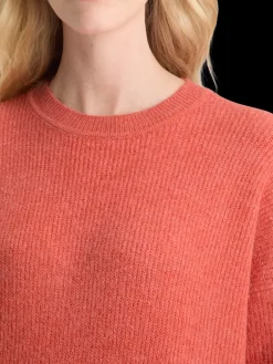 Clearance Scotch & Soda Fuzzy crew neck pullover NegroniMelange