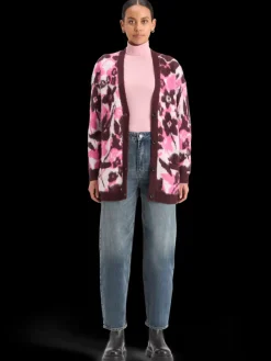 Fashion Scotch & Soda FUZZY JACQUARD MID LENGTH CARDIGAN WinterFloral