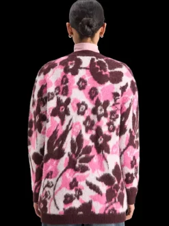 Fashion Scotch & Soda FUZZY JACQUARD MID LENGTH CARDIGAN WinterFloral
