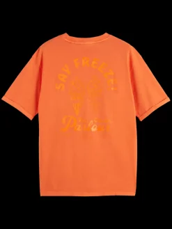 Hot Scotch & Soda Garment dye artwork t-shirt LifeBuoy