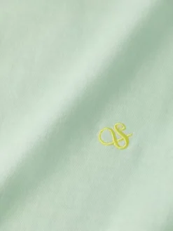 Outlet Scotch & Soda Garment dye logo crew t-shirt