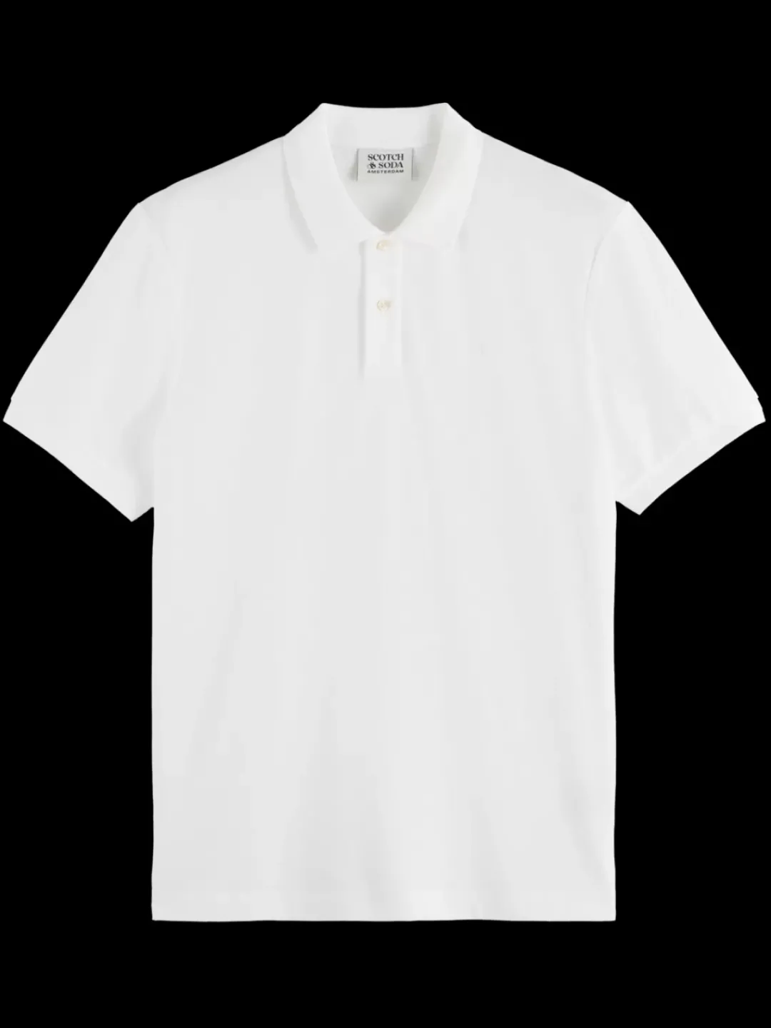 Sale Scotch & Soda GARMENT-DYED SHORT-SLEEVED PIQUE POLO