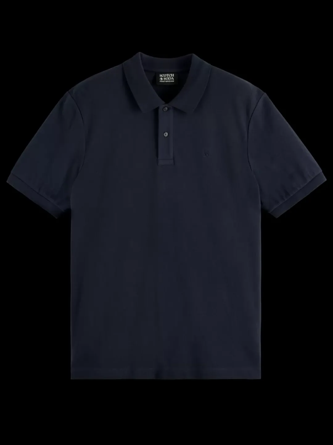 Sale Scotch & Soda GARMENT-DYED SHORT-SLEEVED PIQUE POLO
