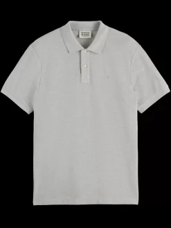 Sale Scotch & Soda GARMENT-DYED SHORT-SLEEVED PIQUE POLO