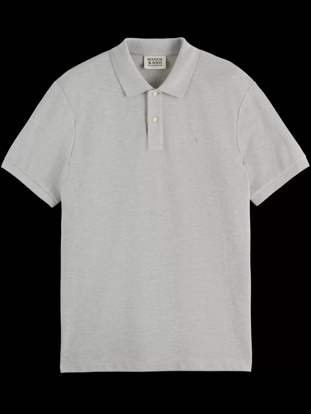 Sale Scotch & Soda GARMENT-DYED SHORT-SLEEVED PIQUE POLO