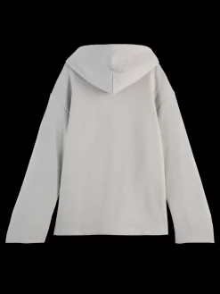 Discount Scotch & Soda GATHERED SLEEVE OVERSIZED FIT HOODIE