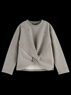 Hot Scotch & Soda GLITTER FASHION FIT CREWNECK DullGold