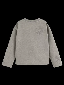 Hot Scotch & Soda GLITTER FASHION FIT CREWNECK DullGold